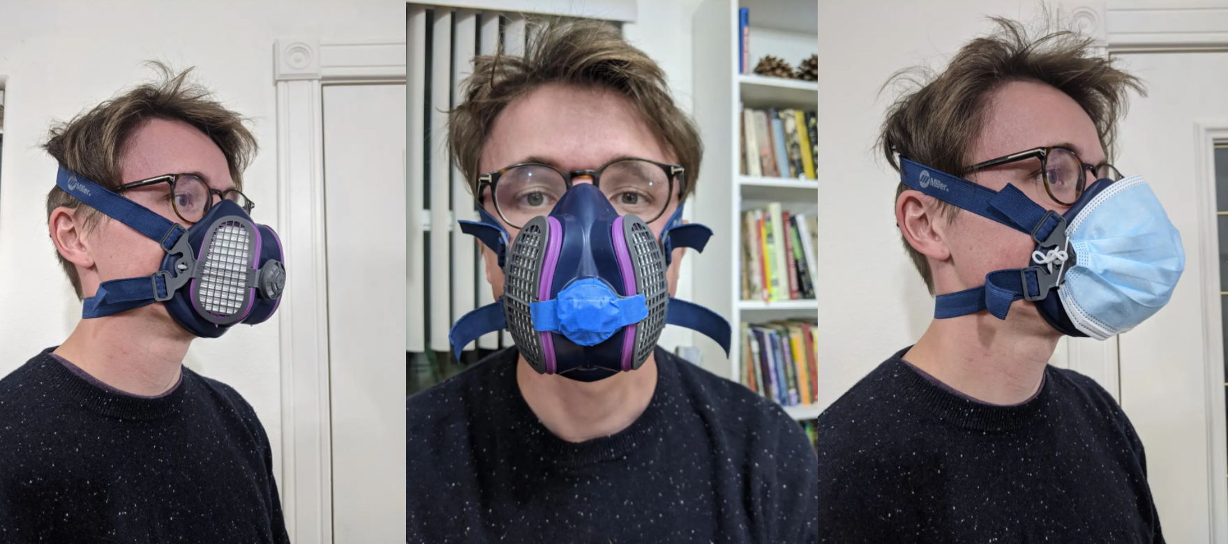 Modified Respirator To Shield Myself And Others From COVID – Bayes.net